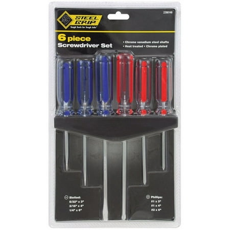 

Steel Grip 2266146 6 Piece Vanadium Steel Screwdriver Set