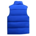 thumbnail image 4 of uublik Mens Puffer Vest Warm Quilted Sleeveless Outerwear for Work Casual Travel Blue, 4 of 4