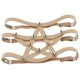 thumbnail image 1 of Cosplay anime fun sexy pierna anillo liguero hecho a mano cinco estrellas hip-hop cuero pie anillo color piel talla única（1 piezas） XianweiShao 9024715018458, 1 of 1