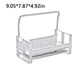 thumbnail image 4 of Monstrate Estante para fregadero de cocina, soporte de almacenamiento para drenaje de esponja, organizador de aluminio, escurridor de secado, Almacenamiento y organización del hogar Plata 22cm, 4 of 6