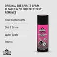 thumbnail image 4 of Original Bike Spirits Spray Cleaner & Polish 14 oz and Blue Microfiber Rag Waterless Motorcycle Cleaner and Polish for Paint Chrome and Plastic, 4 of 7