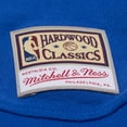 thumbnail image 4 of Women's Mitchell & Ness  Royal New York Knicks Hardwood Classics Script Lightweight Sweatshirt, 4 of 5