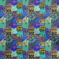 thumbnail image 1 of oneOone Cotton Poplin Sea Green Fabric Paisley Patchwork Quilting Supplies Print Sewing Fabric By The Yard 42 Inch Wide, 1 of 6