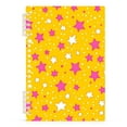 thumbnail image 7 of FORMRS 1-Subject Spiral Notebook 8" x 5" College Ruled 60 Refillable Sheet A5 Hard Cover, 2 Pack, Pink Stars, 7 of 7