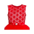 thumbnail image 4 of Flower Girls Dress Red Princess Crown Dress Up Party 12 Years, 4 of 5
