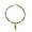 golden fish, variant on Fashionable Stainless Steel Leopard Print Necklace Soft Rope Cord Neckchain for Trendy Women and Unique Jewelry Lovers