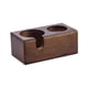 thumbnail image 1 of Soporte para prensador de café, portafiltro, accesorio perfecto para máquina de café espresso, para cafetería y hogar. Marrón 2 agujeros A, 1 of 9