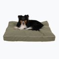 thumbnail image 4 of Carolina Pet 012160 Classic Canvas Rectangle Poly Fill Jamison Pet Bed - Blue with Khaki Cord, Medium, 4 of 5