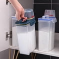thumbnail image 4 of Rice Airtight Container Dry Food Powder Storage Box White, 4 of 5