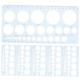 thumbnail image 4 of WHAMVOX  6 Pcs Number Stencils Drawing Template Ruler Drafting Student, 4 of 8