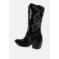 thumbnail image 3 of Latafa Rhinestones Embellished Cowboy Boots, 3 of 11
