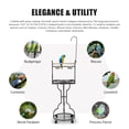 thumbnail image 6 of Coziwow Bird Stand Parrot Perch Large Play Stand with Toy Hook Rolling Wheel Stainless Steel Tray Bowls, 6 of 8