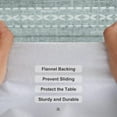 thumbnail image 4 of 100% Waterproof Rectangle PVC Tablecloth, Vinyl Table Cloth Cover Oil Proof Spill Proof Wipeable Plastic Table Cloths for Indoor and Outdoor Use (Light Gray, 60X102IN), 4 of 6