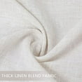 thumbnail image 3 of HA-EMORE Tier Curtains for Living Room, Linen Blend Cafe Curtain for Kitchen Bathroom Small Windows, Light Filtering Curtains 45 Inch Length Set of 2, 3 of 9
