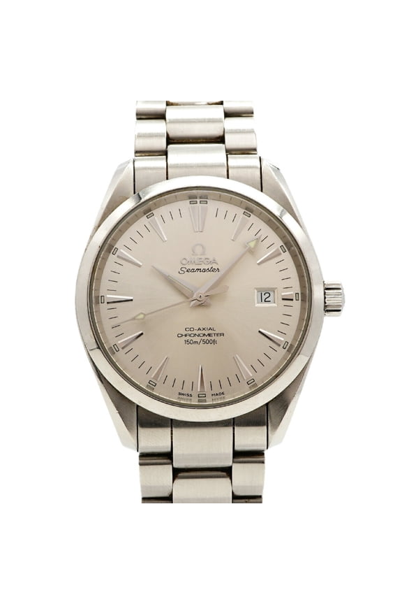 Pre-Owned Omega Seamaster Aqua Terra 2503.30 Silver Dial Men's Watch