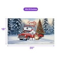 thumbnail image 5 of Santa is Coming Bichon Frise Merry Christmas Xmas Noel Truck Tree Doormat Bichons Dog Lovers Gifts Idea Indoor Outdoor Welcome Mat - 02023, 5 of 5
