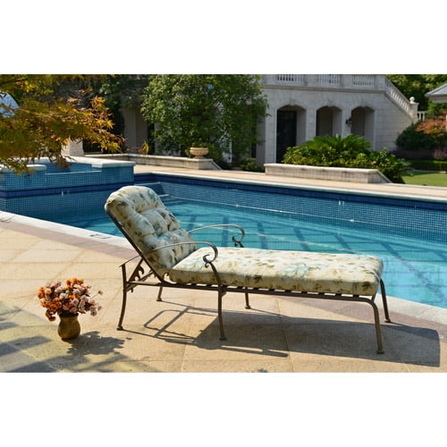 Mainstays Willow Springs Chaise Lounge, Cream