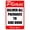 Warning Sign 4, variant on Please Deliver All Packages to Garage Door Right Arrow Thank You - 8"x12" Aluminum Metal Package Delivery Sign, Delivery Direction Decor for Home Business