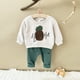 thumbnail image 4 of Spring Baby Hoodies Set 0-3Y Boys Pullover and Pants 2Pcs Toddler Sweatshirt Suit Children's Clothes Kid's Casual Outfit, 4 of 6