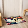 thumbnail image 6 of Swan Polyester Floor Carpet Door Carpet Non-Slip Machine Washable Floor Rug, 6 of 6