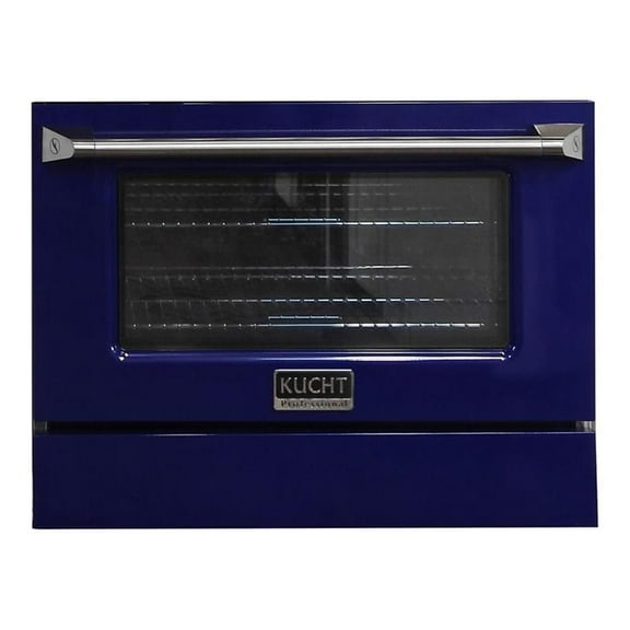 Kucht 36" Stainless Steel Oven Door/Kick Plate Accessory for KNG361 in Blue