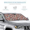 thumbnail image 3 of Kdxio Foxes Print Windshield Sun Shade, Foldable Sun Blocker for Car,Truck,SUV Automotive Interior Sun Protection,Reflective Shade for Front Windshield(Medium), 3 of 7