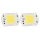 thumbnail image 2 of Chip LED COB de alta potencia, sin conductor, cuentas de lámpara integradas SMD, luz eficiente, lámpara COB con tapa, luz fría, 30W, 2 uds., 2 of 8