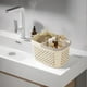 thumbnail image 5 of Cesta de baño de plástico portátil, organizador de artículos de aseo | Almacenamiento de ducha duradero multicolor con separación entre húmedo y seco, diseño hueco transpirable | Marco de, 5 of 6