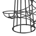 thumbnail image 3 of Yucurem Spiral Egg Skelter Dispenser Rack Metal Storage Display Rack (Black), 3 of 9