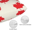 thumbnail image 3 of Sikiie Happy Canada Day Pillow Covers, Throw Pillow Case Cushion Covers,Cushion for Bedroom,Couch,Home-14"x20", 3 of 6