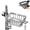 Silver, variant on OYPGUE Sink Organizer Rack, Hanging Faucet Drain Rack with Drip Tray