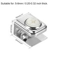 thumbnail image 2 of Glass Shelf Brackets Zinc Alloy Glass Clamp Clip for 5-8mm, Type-06, 4Pcs, 2 of 4