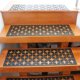 thumbnail image 4 of Rubber-Cal 10-104-000-6PK Stars Step Mat Peldaños de goma para escaleras, negro, 10"" x 29,75"", 4 of 5