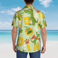 thumbnail image 6 of Balery Cartoon Dinosaurs Print Men's Hawaiian Shirts Short Sleeve Beach Shirt Relaxed Fit Vacation Button Down Shirts-Large, 6 of 9