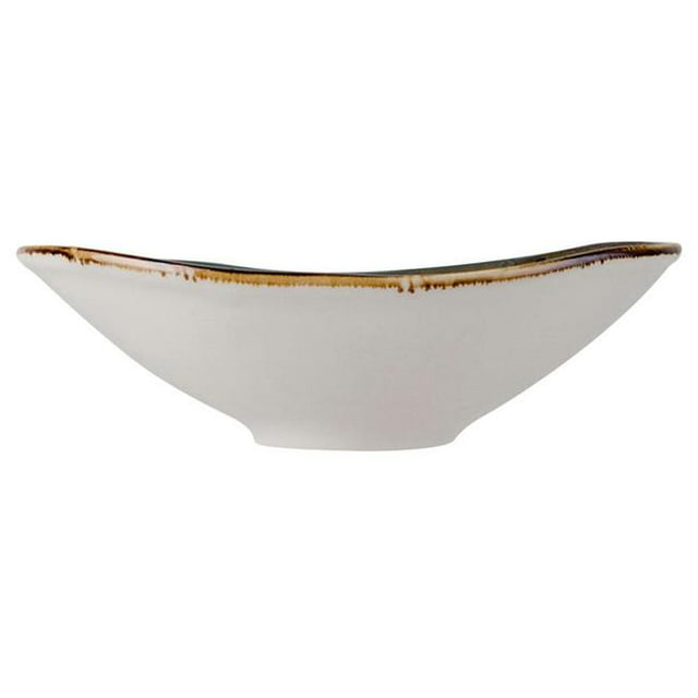 Tuxton GGW-402 11 oz Geode Walnut Capistrano Bowl, Brown