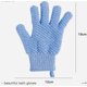 thumbnail image 5 of Guantes exfoliantes para ducha, guantes de baño medianos a pesados, gel de baño, eliminación de piel muerta, esponja de limpieza profunda, lufa para mujeres y hombres, 3 pares, rosa, azul y verde brillar Electrónica, 5 of 5