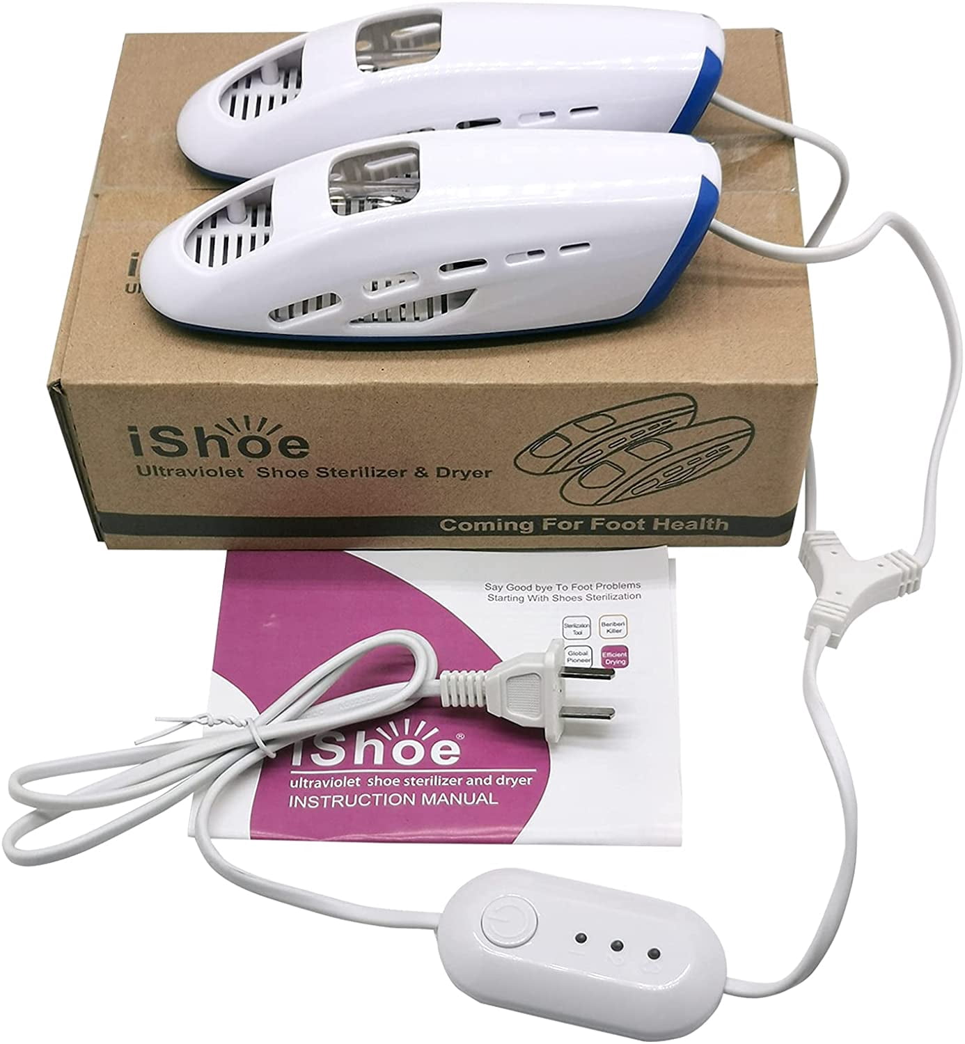 Global Care Market® Intelligent Electric UV Shoe Sterilizer New