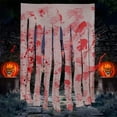 thumbnail image 4 of 2024 Halloween Decorations,Halloween Door Curtain Decorations,Bloody Doorway Curtain,Bloody Handprint Doorway Curtain,Scary Creepy Curtain Cloth for Halloween Party Haunted House Decoration, 4 of 6