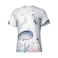 thumbnail image 3 of Naloa Sea Animals Men's T-Shirt Sport T-shirt Men's Basic Tee Casual Men's Shirt, Round Neck, Short Sleeves - X-Large, 3 of 5