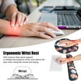 thumbnail image 6 of sixwipe Ergonomic Mouse Pad with Wrist Rest, No Slip Keyboard Wrist Rest and Computer Wrist Support, Memory Foam Wrist Pad with Cup Coaster for Keyboard for Easy Typing and Hand Pain Relief, 6 of 7