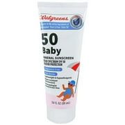 Walgreens Baby Sunscreen, SPF 50 3 fl oz