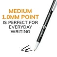 thumbnail image 2 of BIC Prevaguard Black Retractable Ballpoint Pens, 1.0mm, 12 Pack, 2 of 8