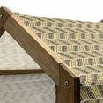 thumbnail image 5 of Earth Tones Pet House, Abstract Asymmetric Lines with Inner Little Dots and Circles Design, Outdoor & Indoor Portable Dog Kennel with Pillow and Cover, 5 Sizes, Brown Mustard White, by Ambesonne, 5 of 5