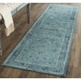 thumbnail image 2 of SAFAVIEH Vintage Jaxon Bordered Runner Rug, Turquoise/Multi, 2'2" x 14', 2 of 7