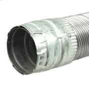 DuraVent 3PVL-60F 3 x 60 in. Pellet Vent Type L Multi-Fuel Chimney Flex Pipe with Double Wall, Stainles Steel