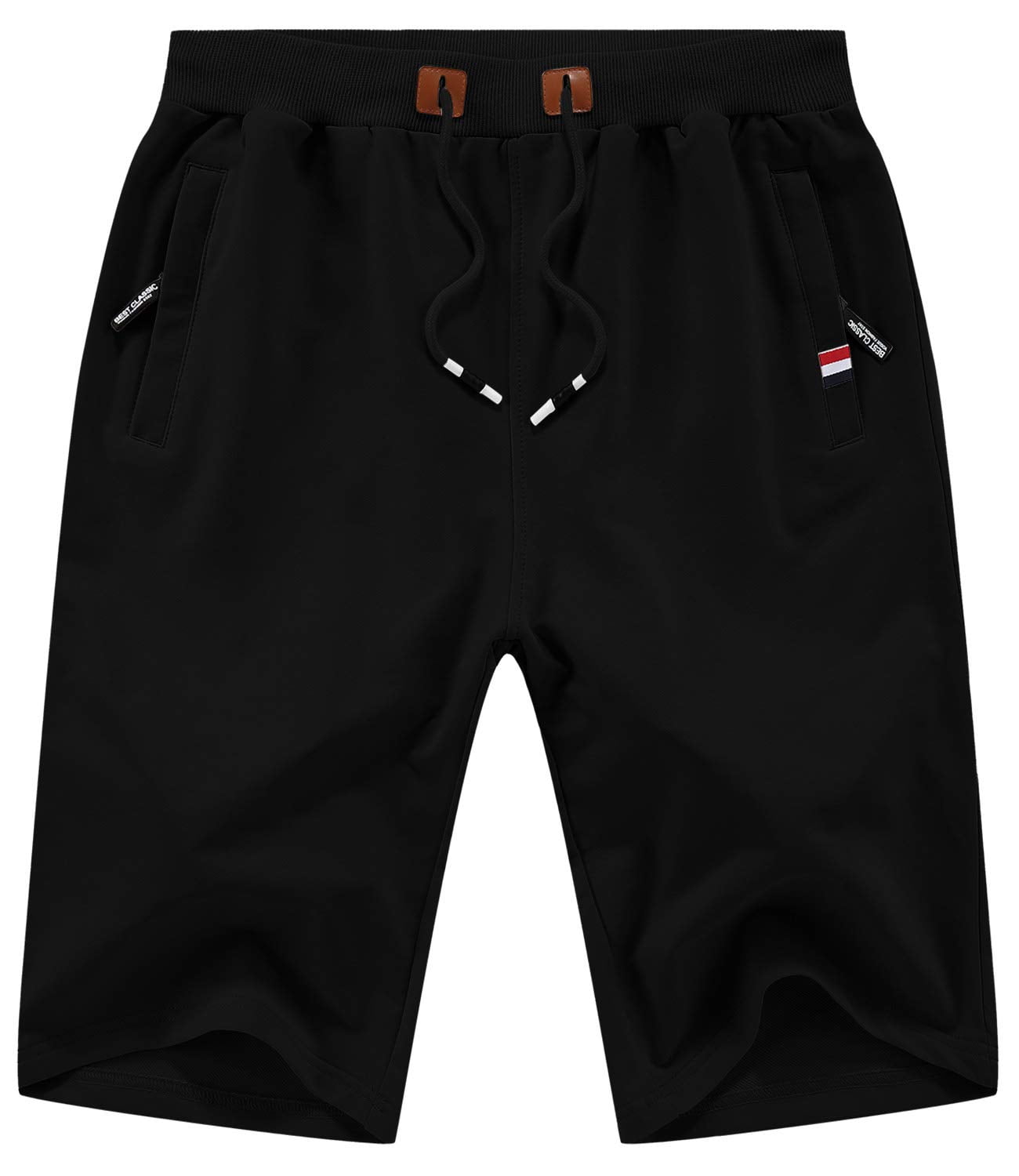 Aiyino Men's Shorts Casual Classic Fit Drawstring Summer Beach Shorts ...