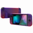 thumbnail image 4 of PlayVital Upgraded Dockable Case Grip Cover for Nintendo Switch, Ergonomic Protective Case for Nintendo Switch, Separable Protector Hard Shell for Joycon - Clear Atomic Purple Rose Red, 4 of 9