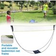 thumbnail image 3 of Red de bádminton portátil Ywj, plegable para voleibol, tenis, bádminton, fácil de instalar para canchas exteriores/interiores, jardín., 3 of 5