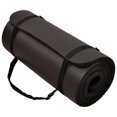 thumbnail image 1 of BalanceFrom Tapis de Yoga, Tapis d'Exercice de Pilates Extra Épais de 1 Pouces, Graphite, 1 of 9