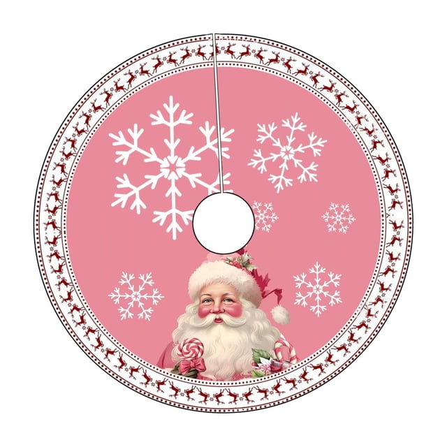 Falda para árbol de Navidad, suministros para faldas de árbol de Navidad, base decorativa para bricolaje, Navidad Estilo E